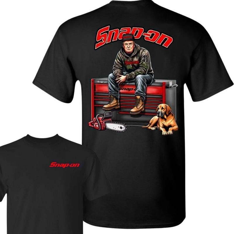 Snap Trum Camo Workwear Trump Chainsaw Casual Cotton - Adult & Kids T-Shirts, Sweatshirts & Hoodies apparel design preview 1