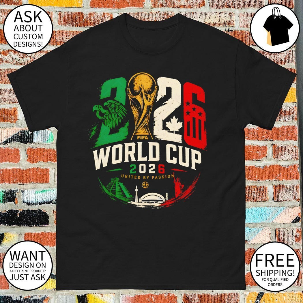 Soccer Eagle Pyramid Stadium Statue 2026 World Cup - Adult & Kids T-Shirts, Sweatshirts & Hoodies apparel design preview 1