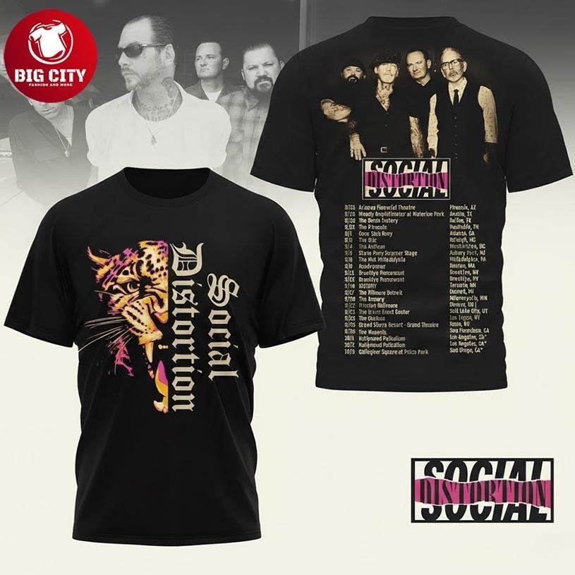 Social Distortion 2026 Tour Two Sided - Adult & Kids T-Shirts, Sweatshirts & Hoodies apparel design preview 1