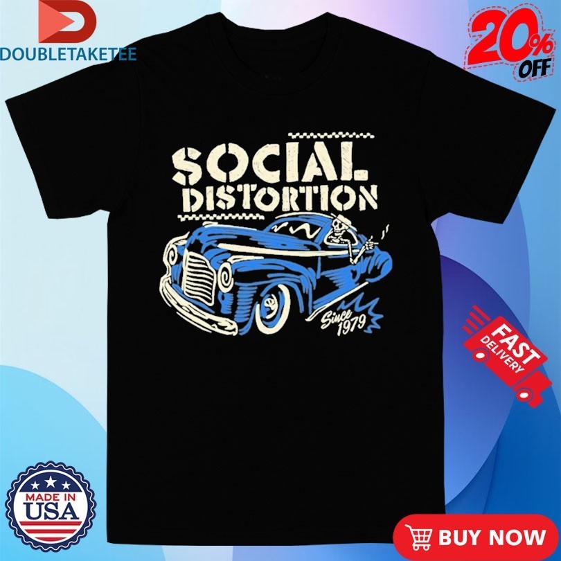 Social Distortion Cabbie Since 1979 Skeleton - Adult & Kids T-Shirts, Sweatshirts & Hoodies apparel design preview 1