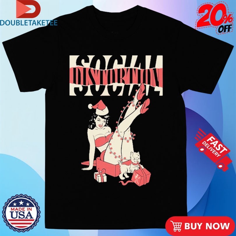 Social Distortion Torn Holiday Christmas - Adult & Kids T-Shirts, Sweatshirts & Hoodies apparel design preview 1
