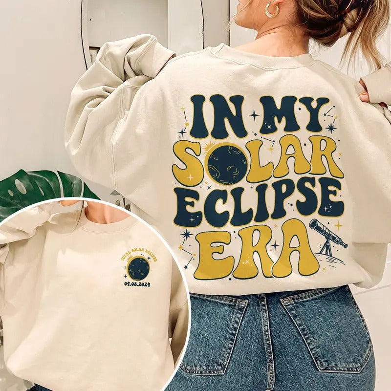 Solar Eclipse My Era Watching Squad Twice Lifetime - Adult & Kids T-Shirts, Sweatshirts & Hoodies apparel design preview 1