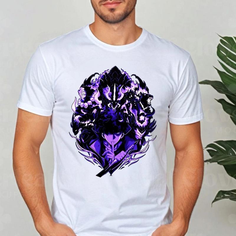 Solo Leveling 'Arise' Purple Demons Bold Powerful - Adult & Kids T-Shirts, Sweatshirts & Hoodies apparel design preview 1