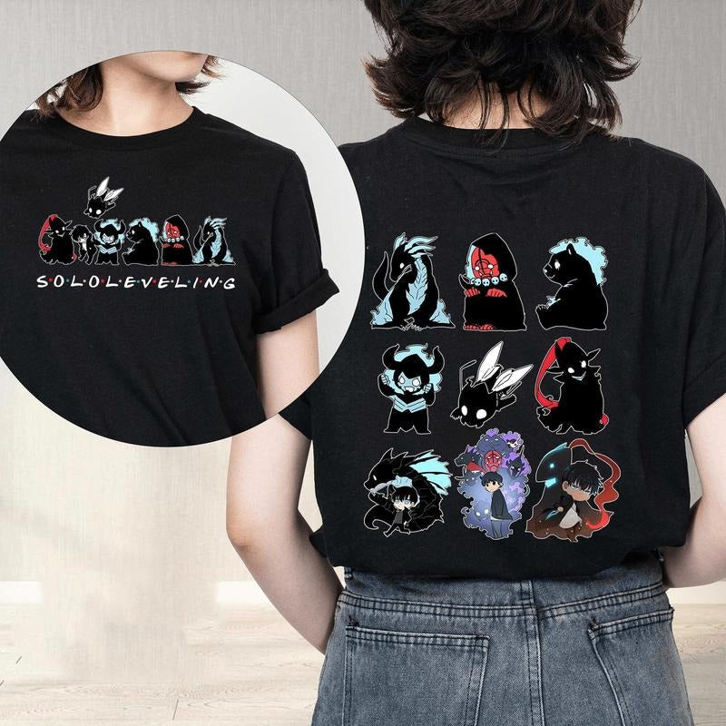 Solo Leveling Anime Fans Sung Jin Woo Him - Adult & Kids T-Shirts, Sweatshirts & Hoodies apparel design preview 1