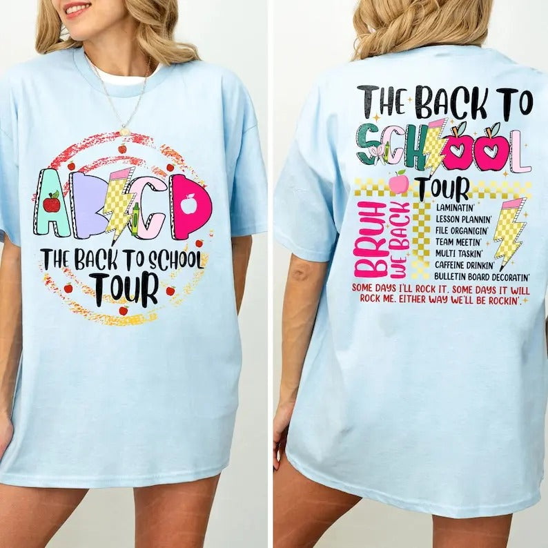 Some Days I Will Rock Retro Back School Tour Teacher - Adult & Kids T-Shirts, Sweatshirts & Hoodies apparel design preview 1