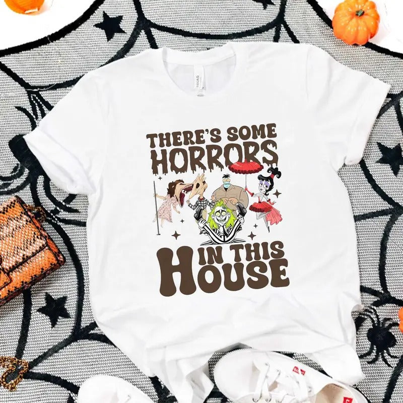 Some Horror This House Hallowen Cute Fall Spooky - Adult & Kids T-Shirts, Sweatshirts & Hoodies apparel design preview 1