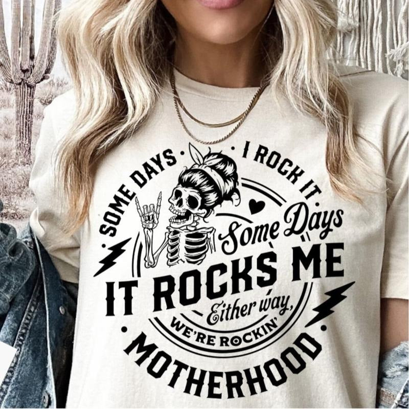 Some Days I Rock Rocks Me Svg DRG Motherhood Rocking - Adult & Kids T-Shirts, Sweatshirts & Hoodies apparel design preview 1