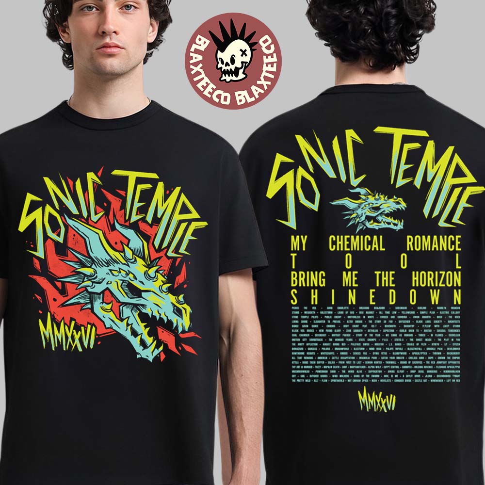 Sonic Temple 2026 Festival Merch In Columbus Ohio At - Adult & Kids T-Shirts, Sweatshirts & Hoodies apparel design preview 1