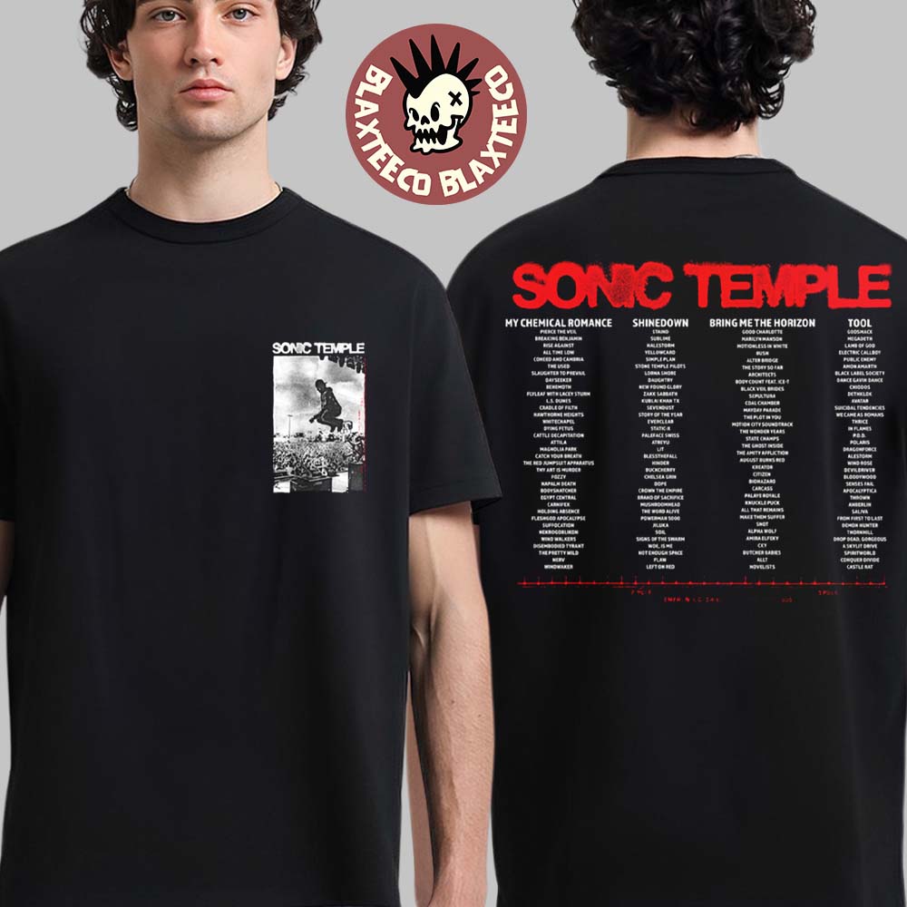 Sonic Temple 2026 Festival Merch In Columbus Ohio At - Adult & Kids T-Shirts, Sweatshirts & Hoodies apparel design preview 1