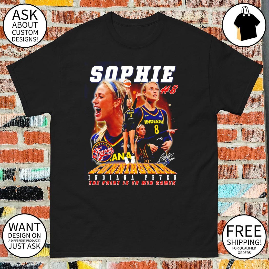 Sophie Cunningham 8 Indiana Fever Basketball The - Adult & Kids T-Shirts, Sweatshirts & Hoodies apparel design preview 1