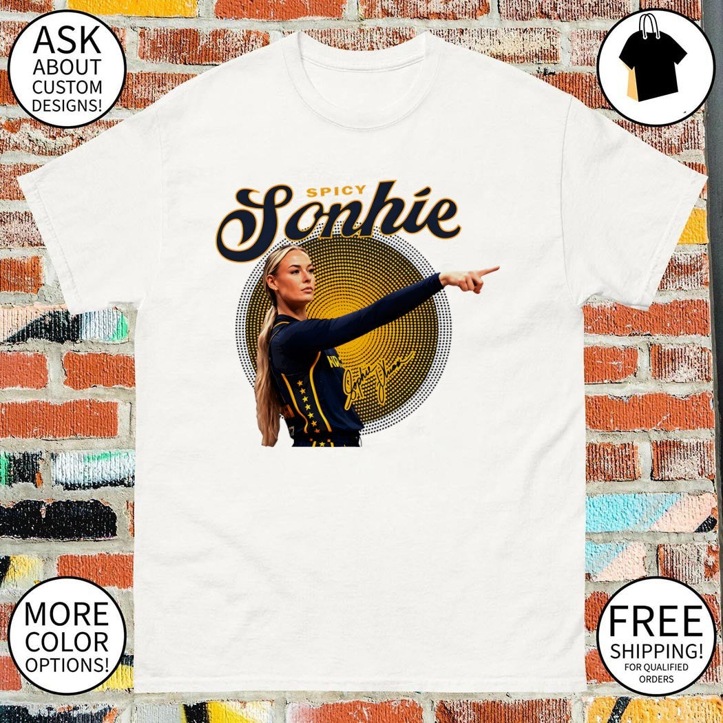 Sophie Cunningham 8 point Spicy Sonhie Indiana Fever - Adult & Kids T-Shirts, Sweatshirts & Hoodies apparel design preview 1