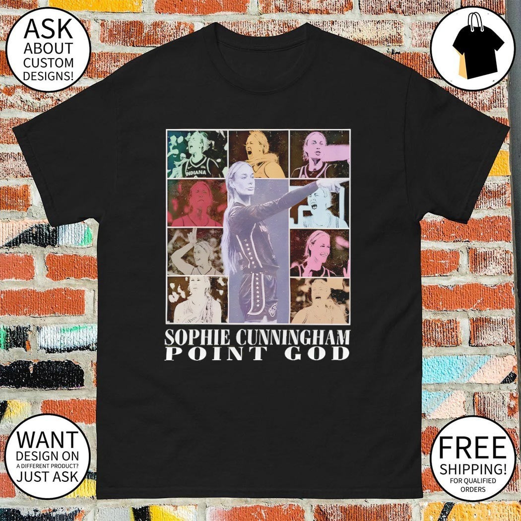 Sophie Cunningham Indiana Fever Point God WNBA 2026 - Adult & Kids T-Shirts, Sweatshirts & Hoodies apparel design preview 1