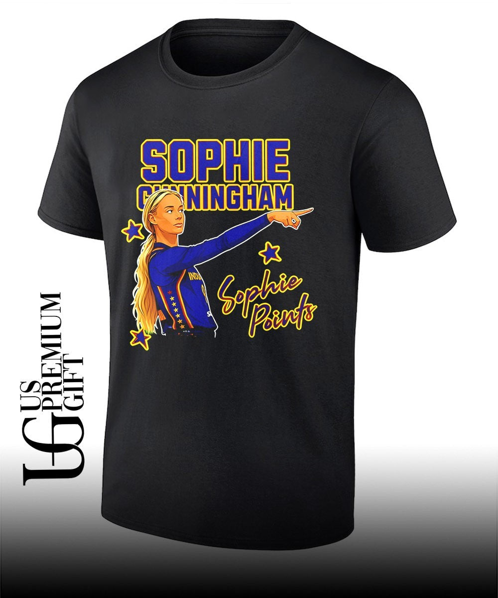Sophie Cunningham Indiana Fever Points - Adult & Kids T-Shirts, Sweatshirts & Hoodies apparel design preview 1
