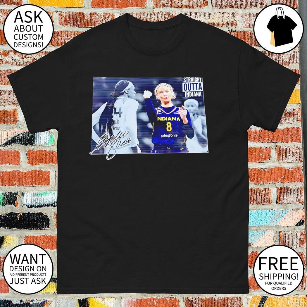 Sophie Cunningham Indiana Fever signature poster - Adult & Kids T-Shirts, Sweatshirts & Hoodies apparel design preview 1