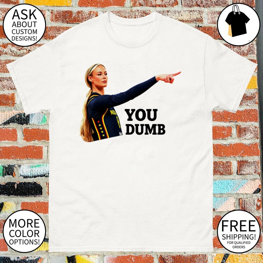 Sophie Cunningham You Dumb Pointing Indiana Fever - Adult & Kids T-Shirts, Sweatshirts & Hoodies apparel design preview 1