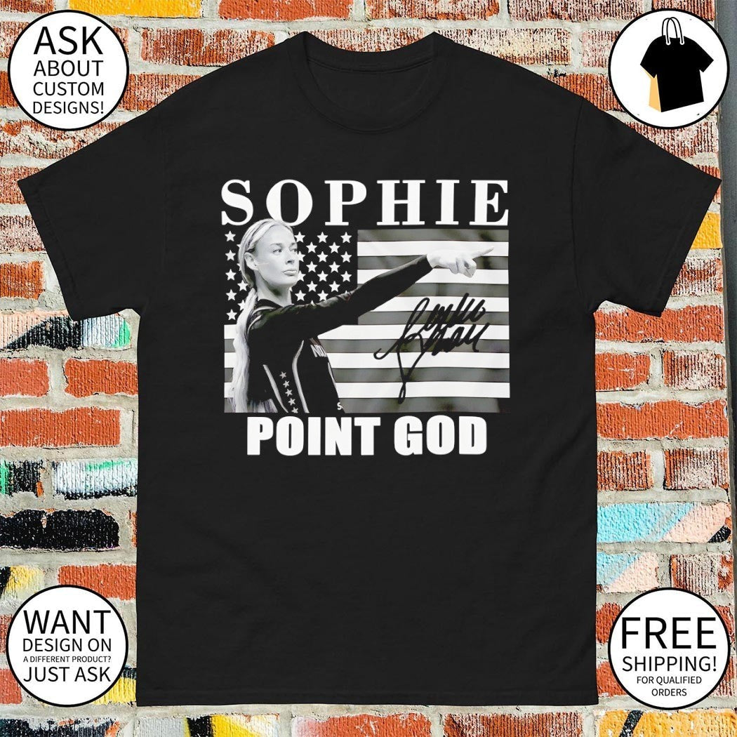 Sophie Cunningham point God Indiana Fever American - Adult & Kids T-Shirts, Sweatshirts & Hoodies apparel design preview 1