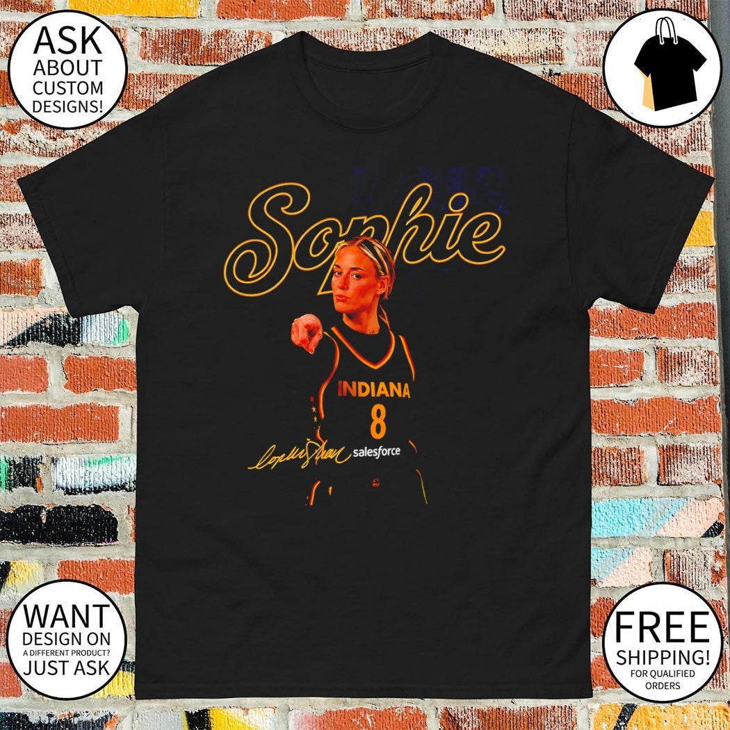 Sophie Cunningham pointing Indiana Fever WNBA - Adult & Kids T-Shirts, Sweatshirts & Hoodies apparel design preview 1