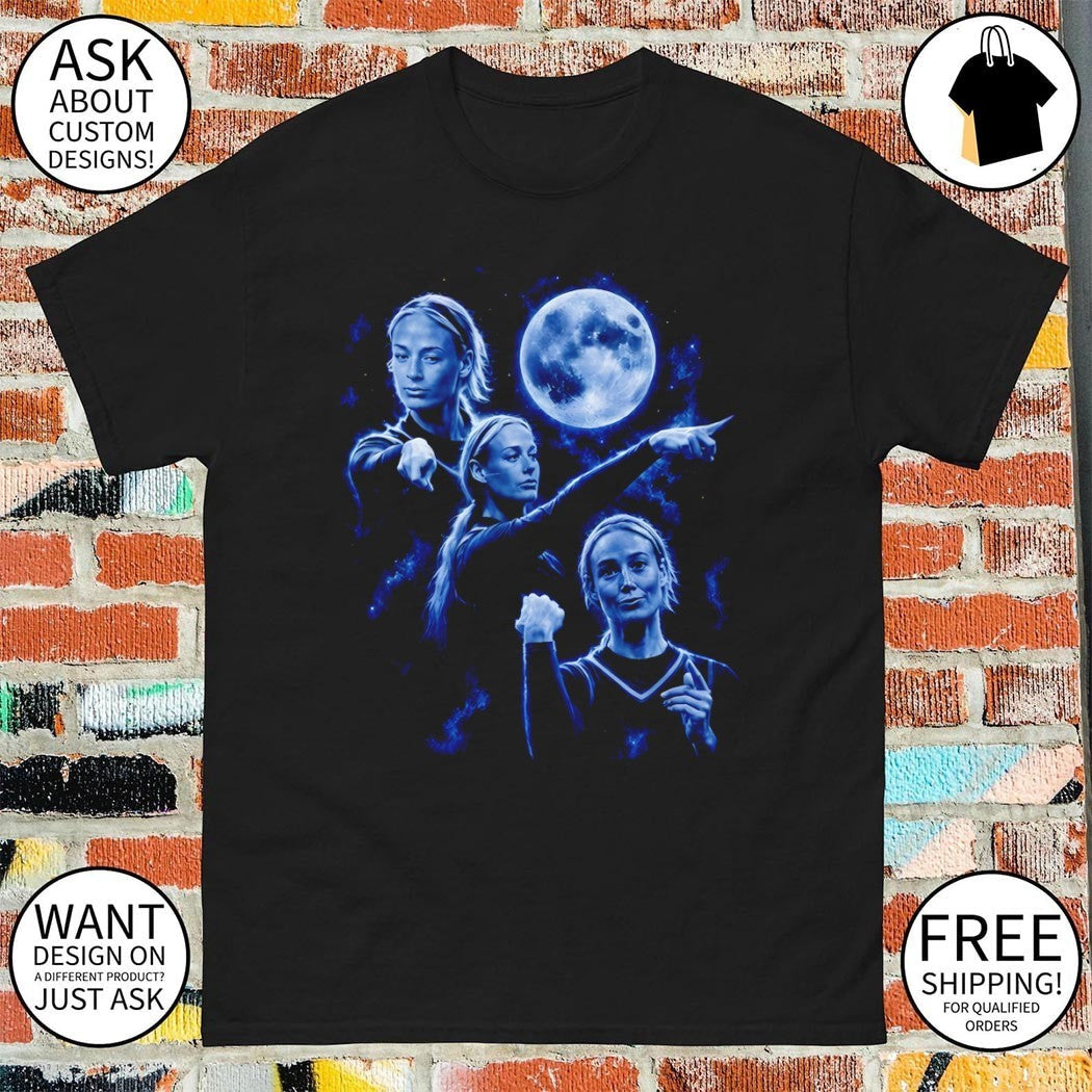 Sophie Cunningham pointing Wolf Moon parody Indiana - Adult & Kids T-Shirts, Sweatshirts & Hoodies apparel design preview 1