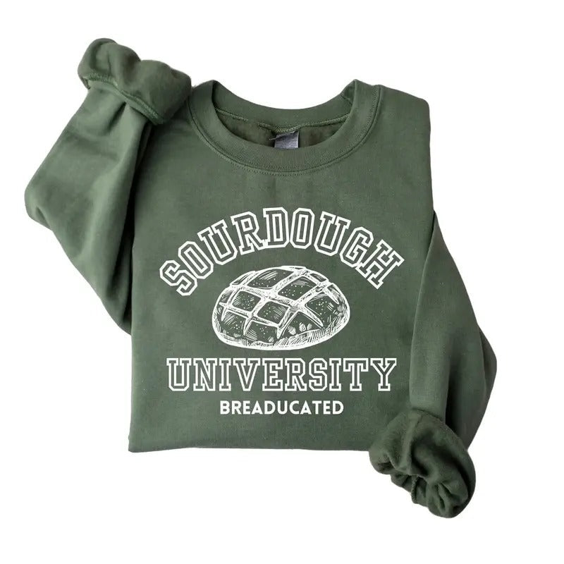 Sourdough University Breaducated Funny My Era Bakery - Adult & Kids T-Shirts, Sweatshirts & Hoodies apparel design preview 1