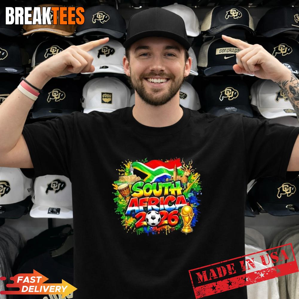 South Africa North America Soccer Tournament 2026 - Adult & Kids T-Shirts, Sweatshirts & Hoodies apparel design preview 1