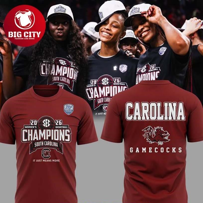 South Carolina Gamecocks SEC Reugular Season - Adult & Kids T-Shirts, Sweatshirts & Hoodies apparel design preview 1