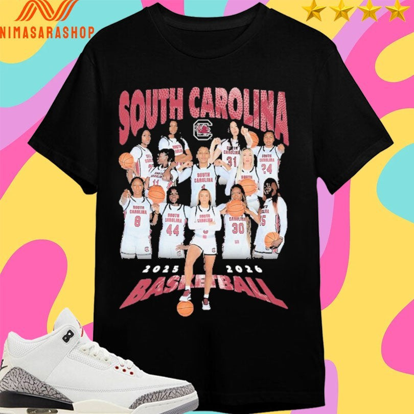 South Carolina Women’s Basketball Team - Adult & Kids T-Shirts, Sweatshirts & Hoodies apparel design preview 1