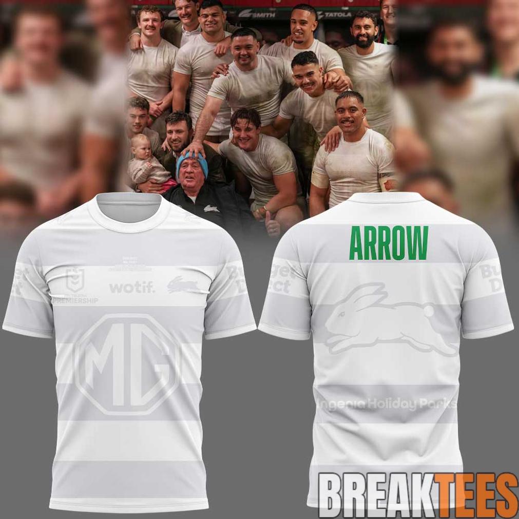 South Sydney Rabbitohs Arrow White 2026 - Adult & Kids T-Shirts, Sweatshirts & Hoodies apparel design preview 1
