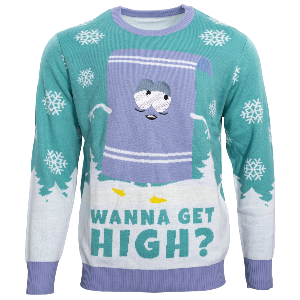 Southpark Towelie Red Eyes Ugly Christmas Sweater - Holiday Gift product image