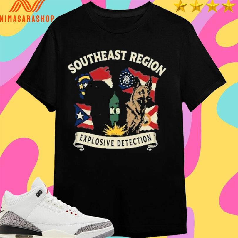 Southeast Region Explosive Detection - Adult & Kids T-Shirts, Sweatshirts & Hoodies apparel design preview 1