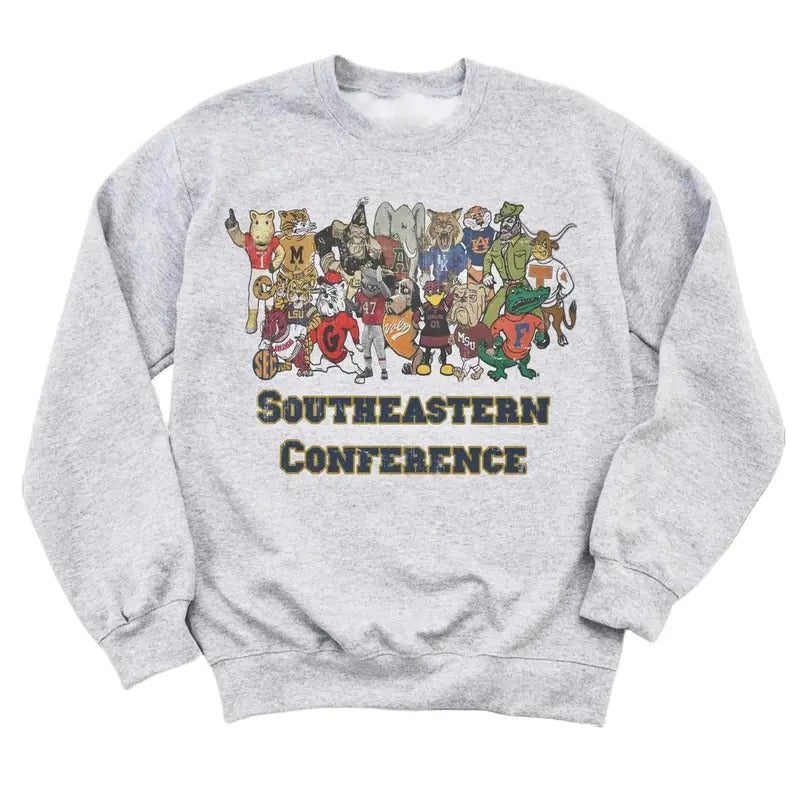Southeastern Conference Mascot SEC Football Season - Adult & Kids T-Shirts, Sweatshirts & Hoodies apparel design preview 1
