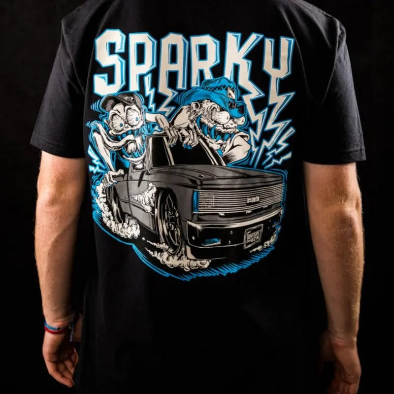 Sparky Electric Truck Vintage Cotton - Adult & Kids T-Shirts, Sweatshirts & Hoodies apparel design preview 1