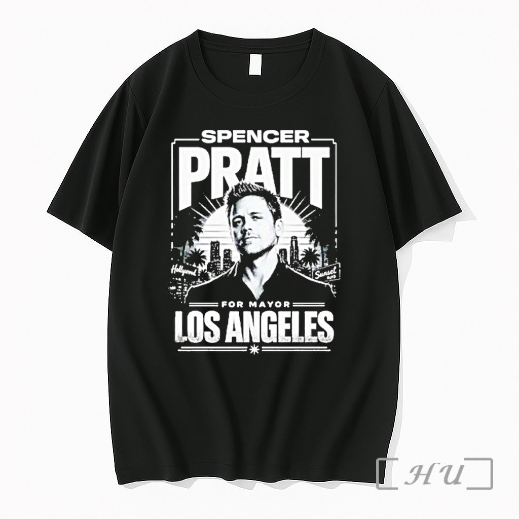 Spencer Pratt For La Mayor Los Angeles Sweater Jpg - Adult & Kids T-Shirts, Sweatshirts & Hoodies apparel design preview 1