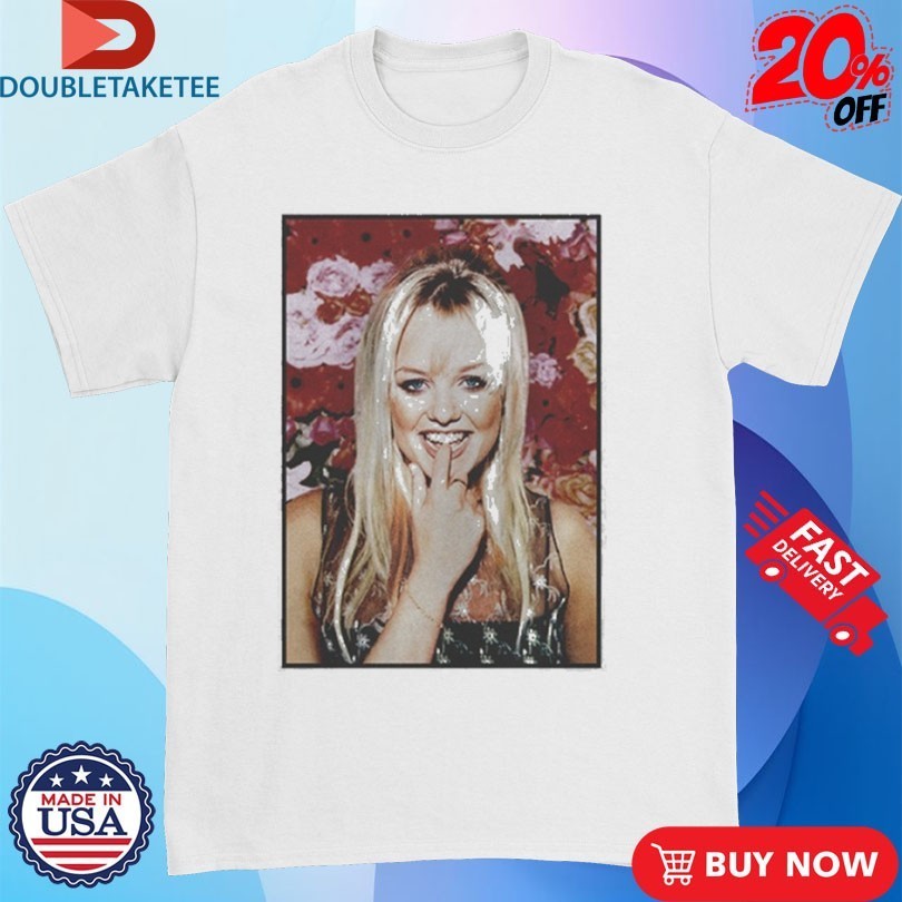 Spice Girls Emma Floral Photo - Adult & Kids T-Shirts, Sweatshirts & Hoodies apparel design preview 1