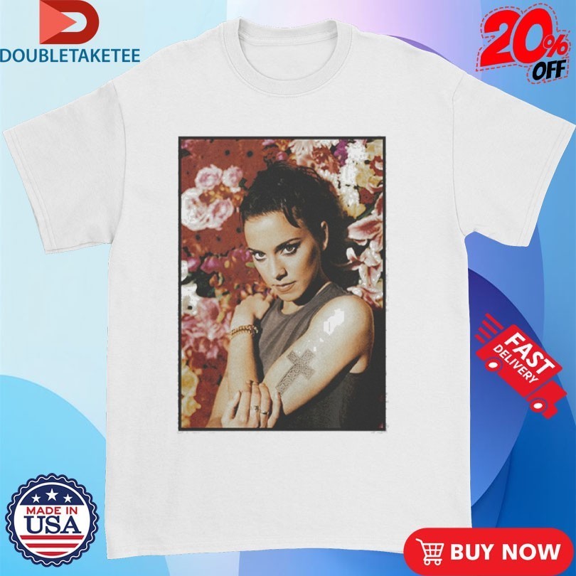 Spice Girls Melanie C Floral Photo - Adult & Kids T-Shirts, Sweatshirts & Hoodies apparel design preview 1