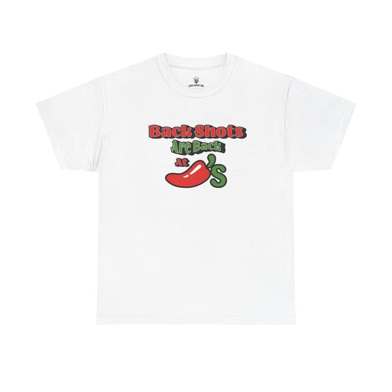 Spicy Back Shots Funny Cotton Friends Foodies Parties - Adult & Kids T-Shirts, Sweatshirts & Hoodies apparel design preview 1