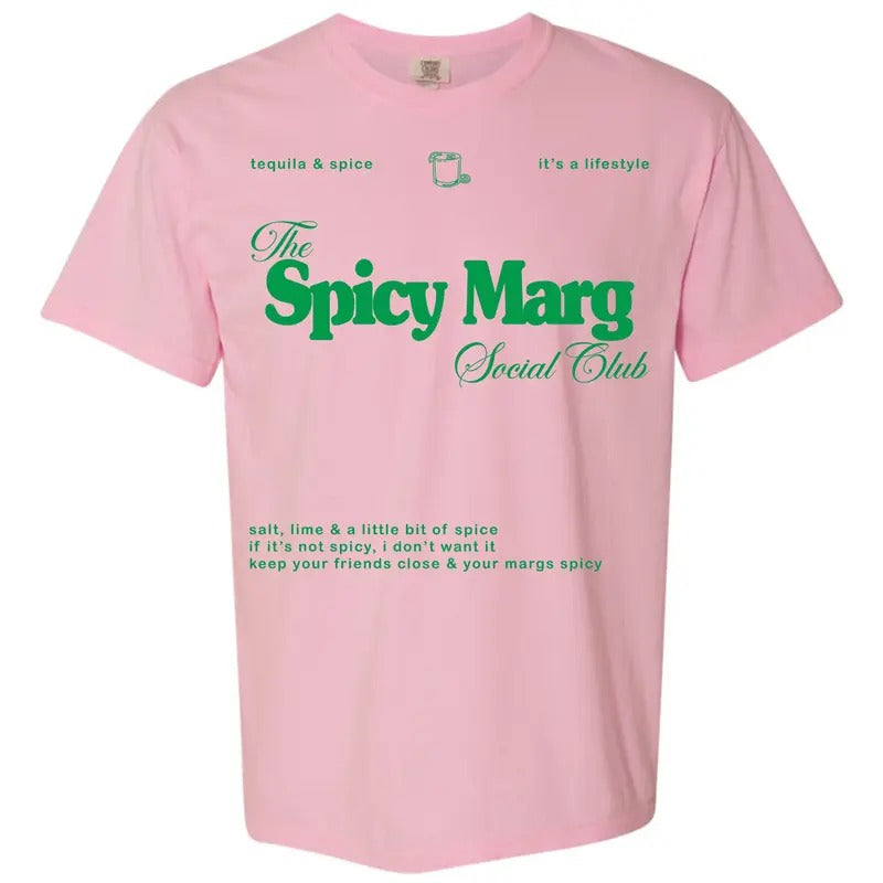 'Spicy Marg Social Club' - Adult & Kids T-Shirts, Sweatshirts & Hoodies apparel design preview 1