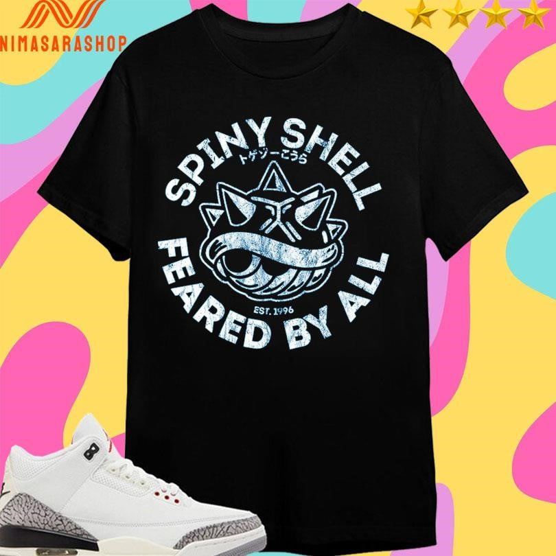 Spiny Shell Feared By All Est 1996 - Adult & Kids T-Shirts, Sweatshirts & Hoodies apparel design preview 1