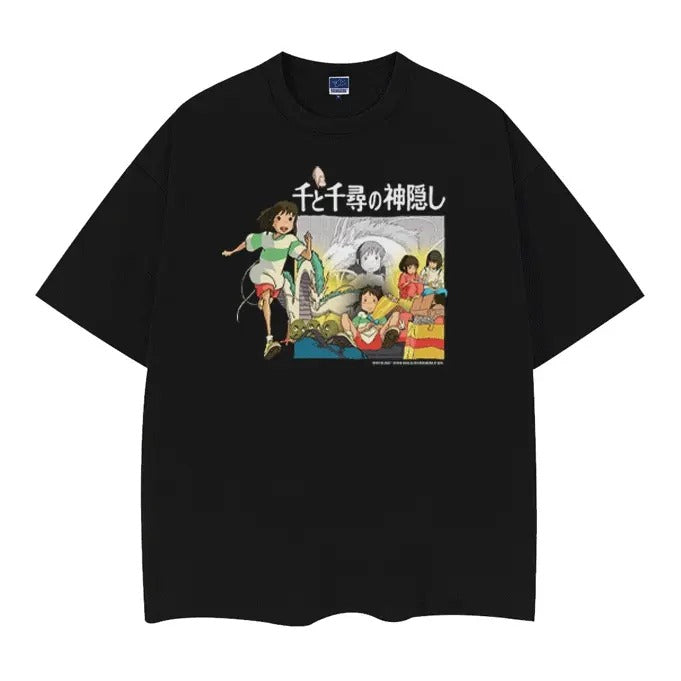 Spirited Away "Movie" Vintage Anime 100% Cotton - Adult & Kids T-Shirts, Sweatshirts & Hoodies apparel design preview 1