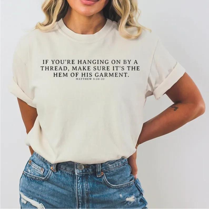 Spiritual Encouraging Draw Strength Scripture "IF - Adult & Kids T-Shirts, Sweatshirts & Hoodies apparel design preview 1