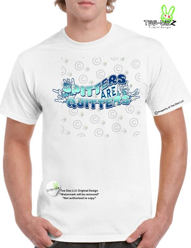 Spitters Are Quitters Suck Up Champ Funny - Adult & Kids T-Shirts, Sweatshirts & Hoodies apparel design preview 1
