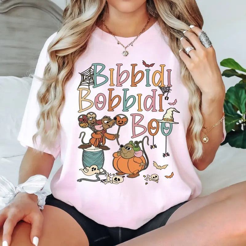 Spooky Cute Bobbidi Boo Comfort Colors - Adult & Kids T-Shirts, Sweatshirts & Hoodies apparel design preview 1