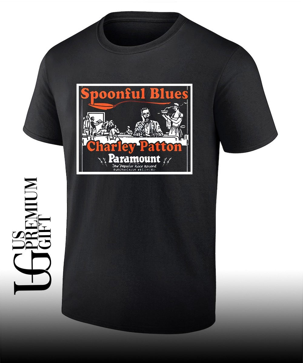Spoonful Blues Charley Patton - Adult & Kids T-Shirts, Sweatshirts & Hoodies apparel design preview 1