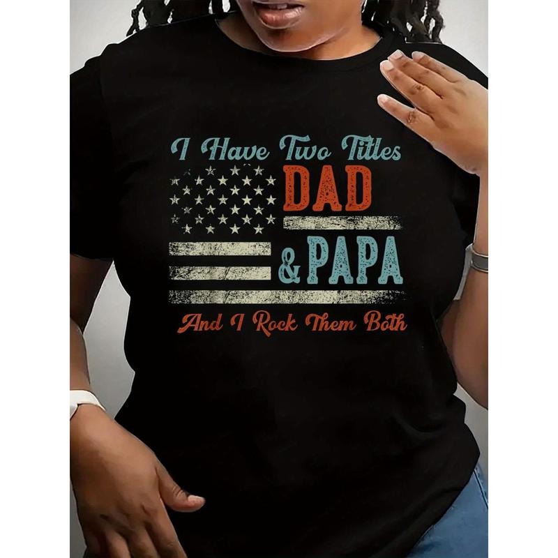 Spring Summer Plus Size I Have Two Titles Dad Papa - Adult & Kids T-Shirts, Sweatshirts & Hoodies apparel design preview 1