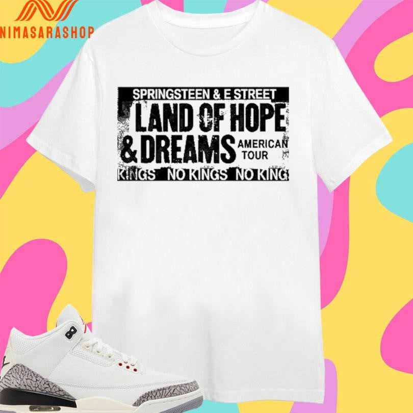 Springsteen And E Street Land Of Hope Dreams American - Adult & Kids T-Shirts, Sweatshirts & Hoodies apparel design preview 1