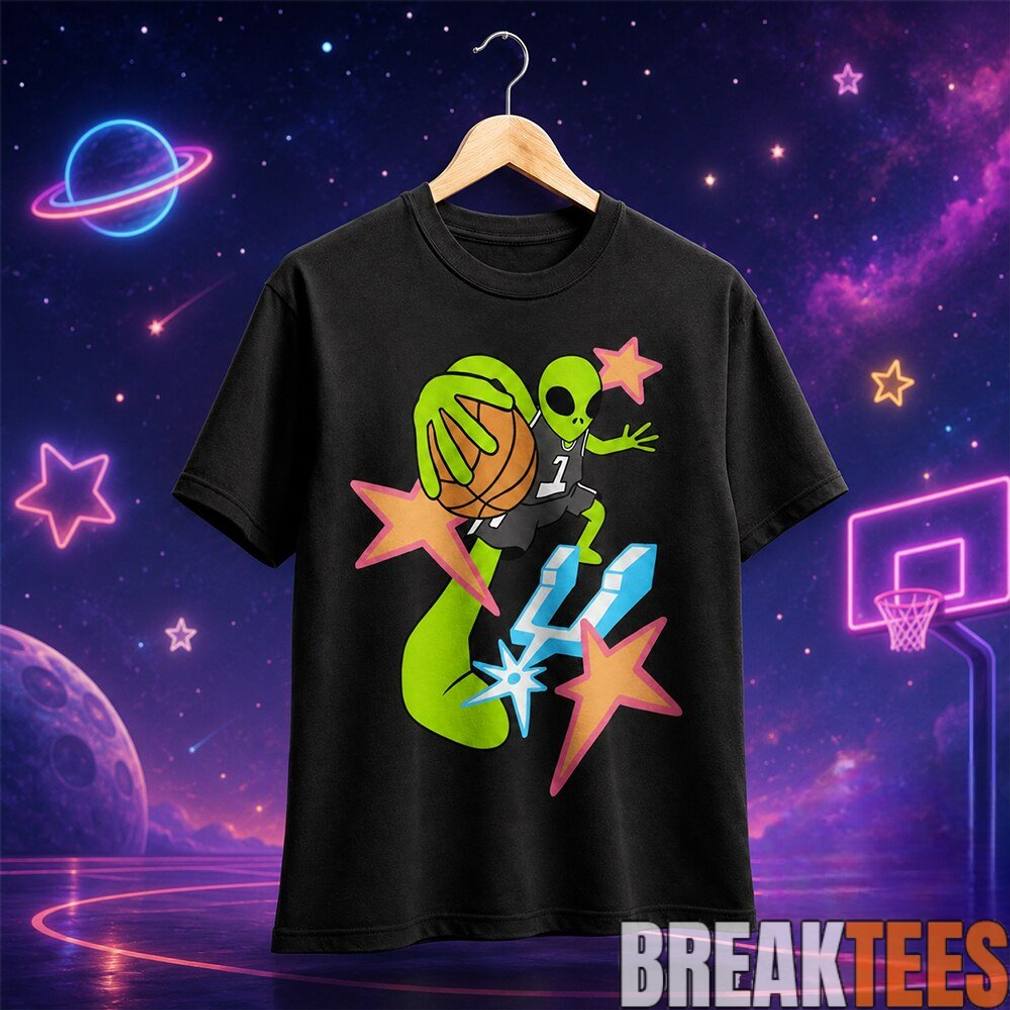 Spurs Conference Finals Wemby Alien - Adult & Kids T-Shirts, Sweatshirts & Hoodies apparel design preview 1