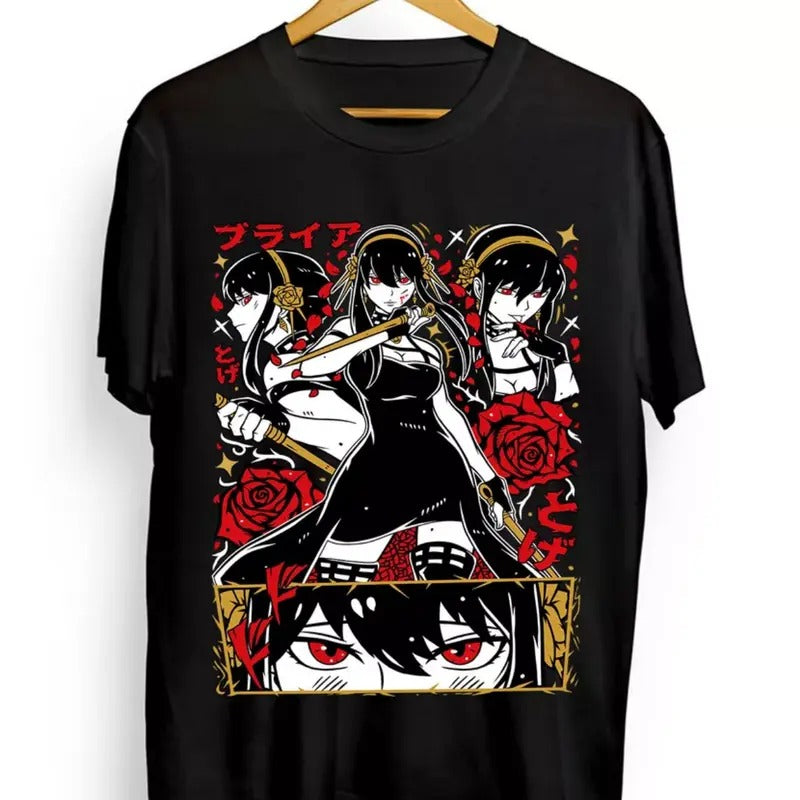 Spy X Family Anime Yor Forger Kawaii Waifu Manga - Adult & Kids T-Shirts, Sweatshirts & Hoodies apparel design preview 1