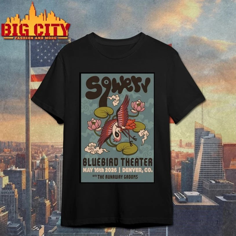 Sqwerv May 16 2026 Bluebird Theater in Denver CO - Adult & Kids T-Shirts, Sweatshirts & Hoodies apparel design preview 1