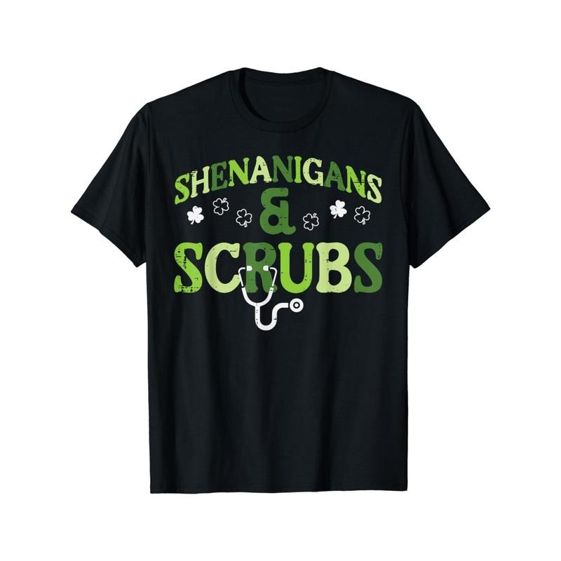 St. Patrick'S Day Nurse 100% Cotton Crew Neck Soft - Adult & Kids T-Shirts, Sweatshirts & Hoodies apparel design preview 1