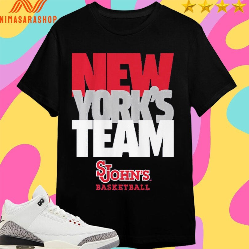 St John’s Red Storm Men’s Basketball New - Adult & Kids T-Shirts, Sweatshirts & Hoodies apparel design preview 1