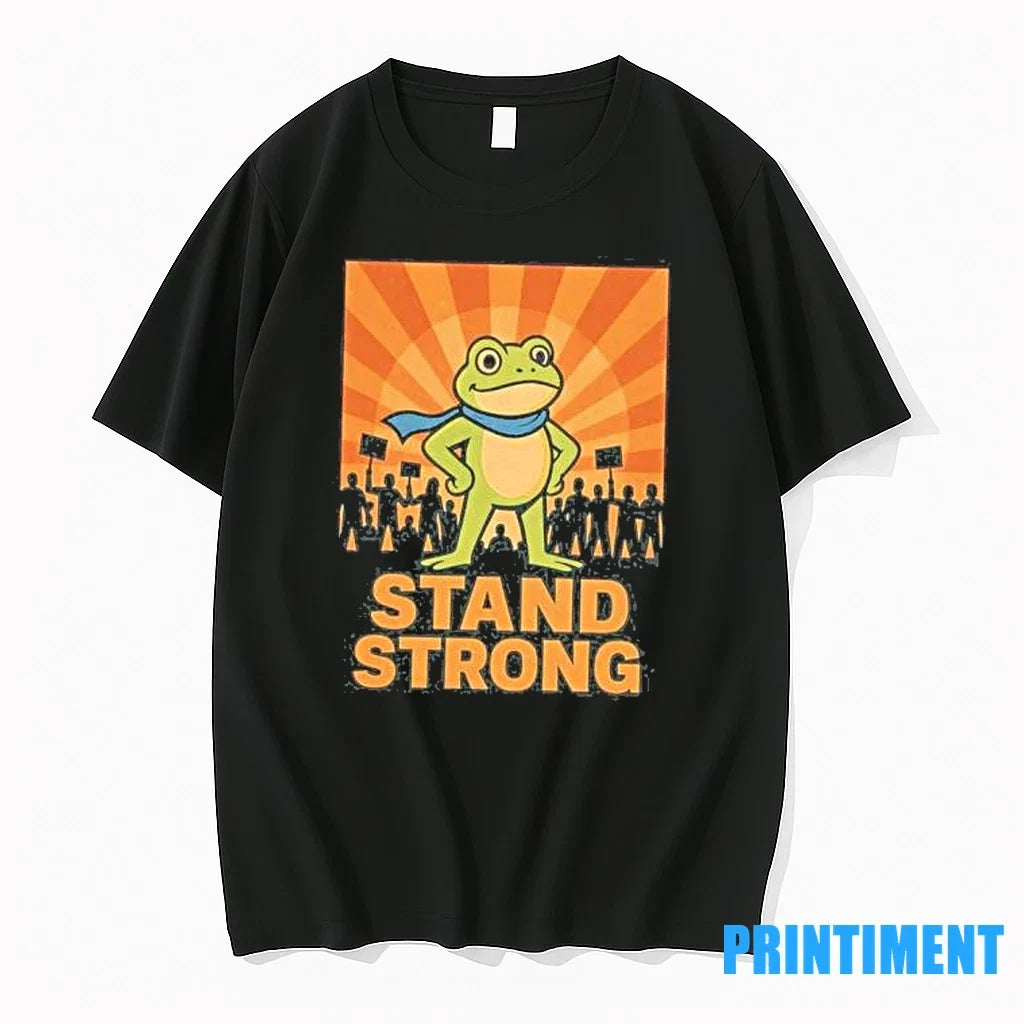 Stand Strong Portland Frog Retro Sweater - Adult & Kids T-Shirts, Sweatshirts & Hoodies apparel design preview 1